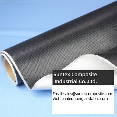High Temperature Resistance Fire Proof Silicone Coated Fiberglass Fabric with 4H Satin Weave