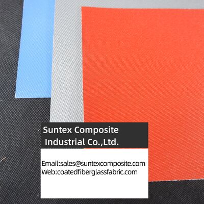 Heat-Resistant (550°C) Silicone Coated Fiberglass Fabric - Fireproof & Customizable Width (0.8m to 2m)