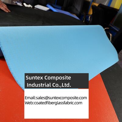 High Temperature Resistance Fireproof Silicone Coated Fiberglass Fabric with Customizable Width
