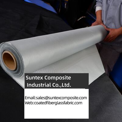 Fireproof High Temperature Resistance 4H Satin Weave Silicone Coated Fiberglass Fabric for Industrial Applications
