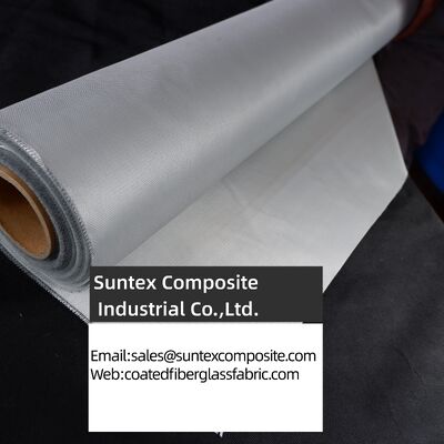 Fireproof High Temperature Resistance 4H Satin Weave Silicone Coated Fiberglass Fabric for Industrial Applications