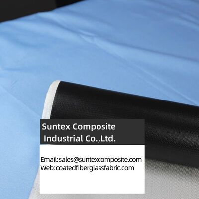 High Temperature Resistance Fire Proof Silicone Coated Fiberglass Fabric with 4H Satin Weave