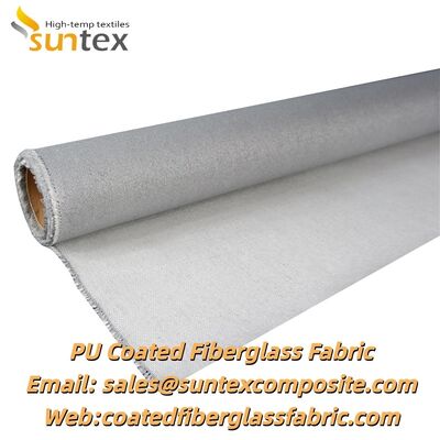 High Temperature Resistant Fire Resistant Polyurethane Coated Fiberglass Cloth for Fireproof Fabric