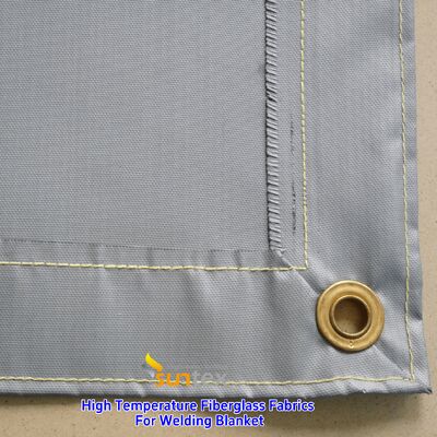 550°C Heat Resistant Acrylic Coated Fiberglass Welding Blanket with Customizable Sizes