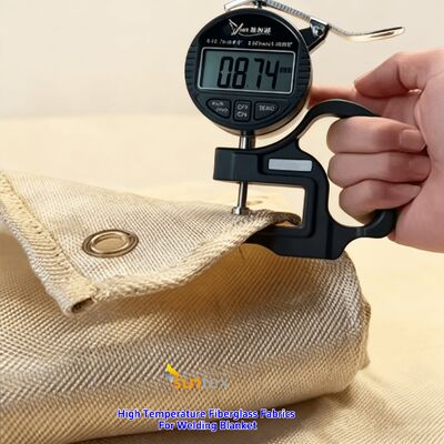 550°C Heat Resistant Acrylic Coated Fiberglass Welding Blanket with Customizable Sizes