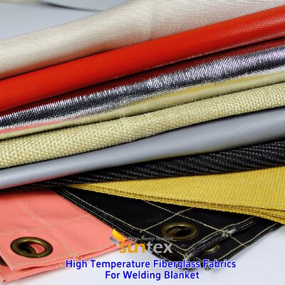 Heat Resistant up to 550°C 100% Fiberglass Welding Blanket with Acrylic Coated Surface for Fire Protection