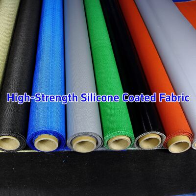 Plain Woven Silicone Coated Fiberglass Fabric with Fire and Heat Resistance for Industrial Applications