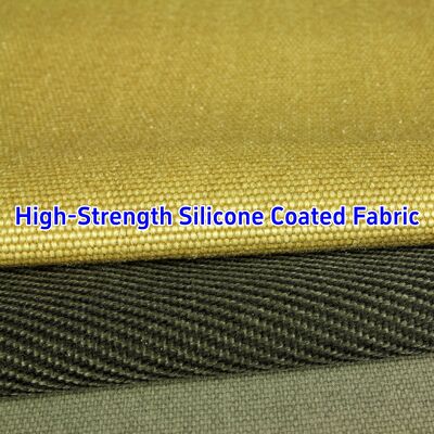Plain Woven Silicone Coated Fiberglass Fabric with Fire and Heat Resistance for Industrial Applications