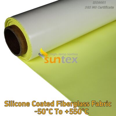 Fire Prevention Silicone Coated Fiberglass Fabric
