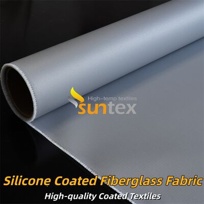 Fire Retardant Double Sided Silicone Coated Fiberglass Fabric for Heat Insulation Applications