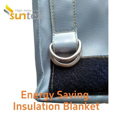 Durable Thermal Insulation Fabric with 1000°C Temperature Resistance, Water and Oil Resistant, and Customizable Sizes for Reusable Insulation Blankets