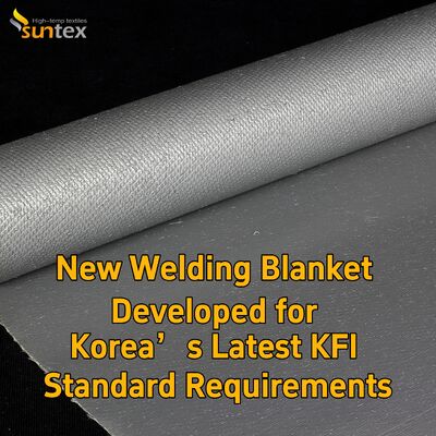 ซันเท็กซ์ KFI รับรองการเชื่อมแบบกําหนดเอง ผ้าห่มไฟ ทนความร้อนสูง ใยแก้ว ผ้าห่มกันไฟ ป้องกันจุดประกาย ป้องกันสล็อก ป้องกันความปลอดภัยในการเชื่อมอุตสาหกรรม