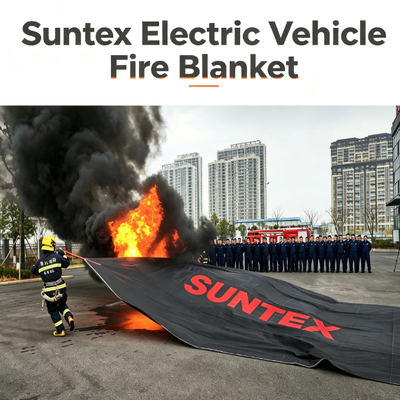ผ้าห่มกันไฟรถยนต์ไฟฟ้า Suntex สำหรับไฟแบตเตอรี่ลิเธียม