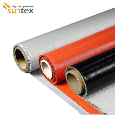 High Temperature Resistant Fireproof Anti-tear Silicone Coated Aramid Cloth for Industrial Insulation