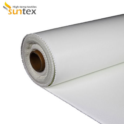 Industrial Fire Blanket Material: White Silicone Coated Fiberglass Cloth (Fire Blanket Rolls)