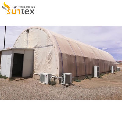 Heat Resistant Fireproof Fiberglass Fabrics Hangars Tent